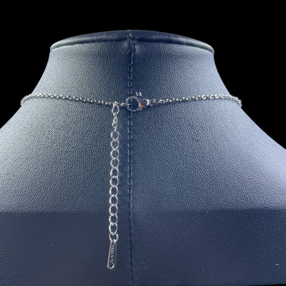 Butterfly Necklace Stainless Steel Iridescent Dainty Coquette Fairycore Jewelry - Picture 6 of 6